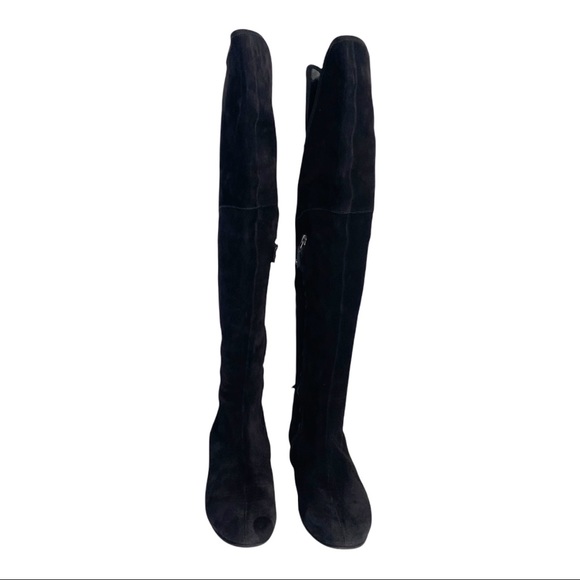 Salvatore Ferragamo Suede Over the Knee Boot | 9B - Picture 9 of 13